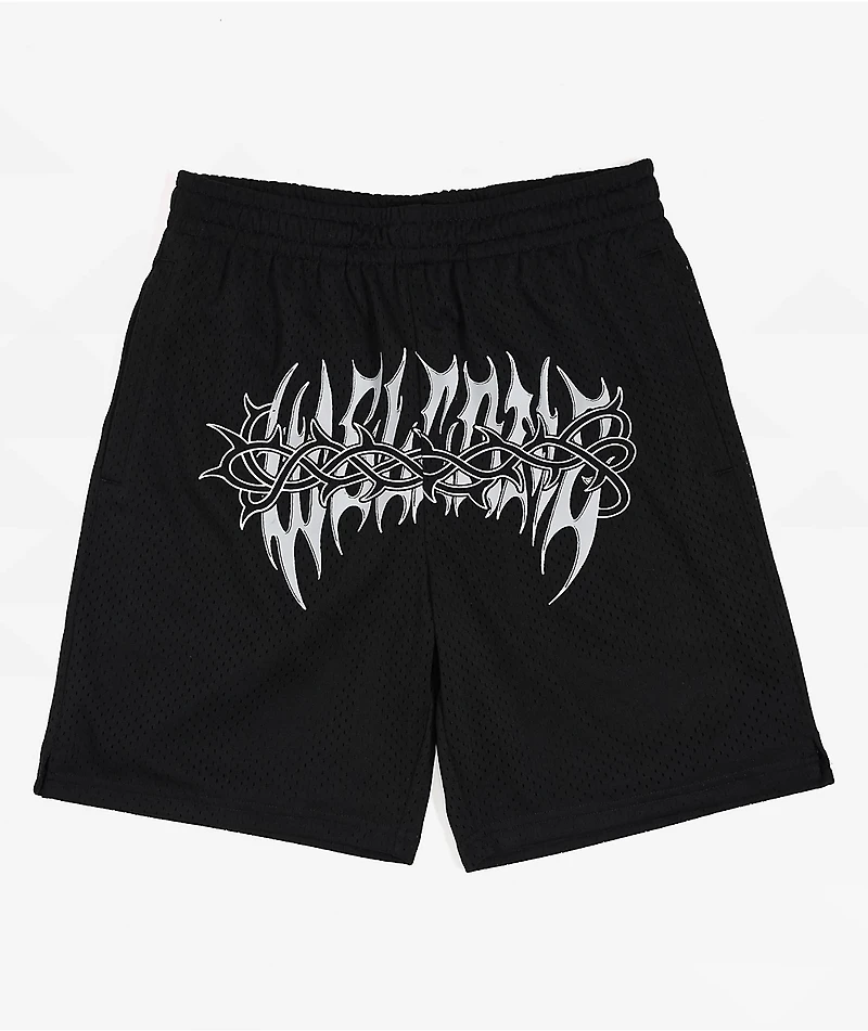 Welcome Brier Black Mesh Shorts