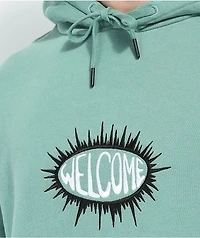Welcome Burst Green Hoodie