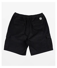 Welcome Chamber Black Cargo Shorts