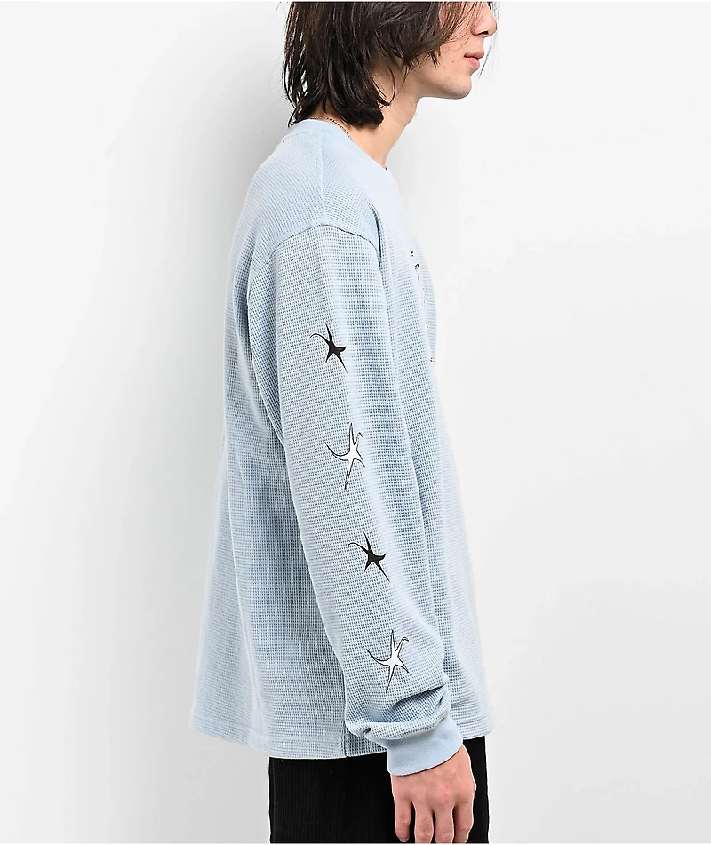 Welcome Cherub Light Blue Thermal Long Sleeve T-Shirt