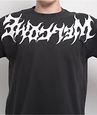 Welcome Collar Black T-Shirt