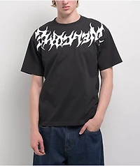 Welcome Collar Black T-Shirt