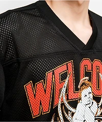 Welcome Cupid Black Football Jersey