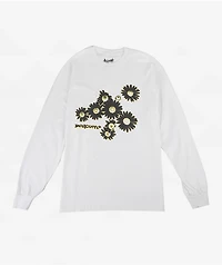 Welcome Daises White Long Sleeve T-Shirt