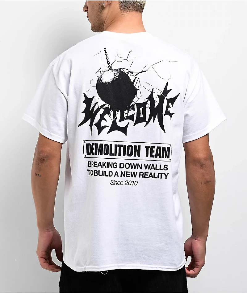 Welcome Demolition White T-Shirt