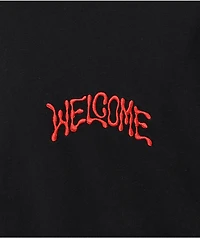 Welcome Droop Black T-Shirt