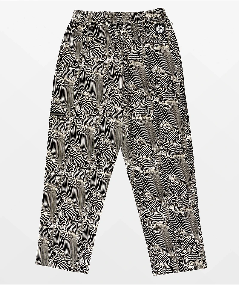 Welcome Equine Black & White Elastic Waist Pants