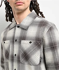 Welcome Fang Black & White Flannel Shirt