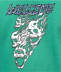 Welcome Flames Green T-Shirt