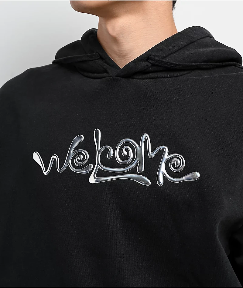 Welcome Gleam 3D Black Hoodie