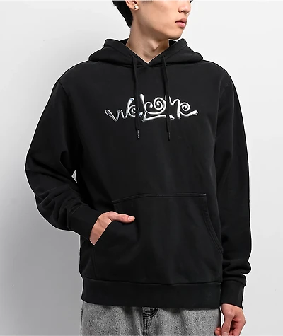Welcome Gleam 3D Black Hoodie