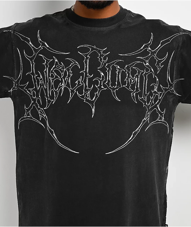Welcome Grapple Black Wash T-Shirt