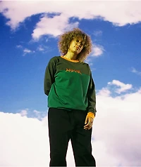 Welcome Gridiron Grey & Green Long Sleeve T-Shirt