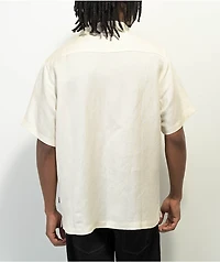 Welcome Hellion Bone Short Sleeve Button Up Shirt