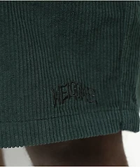 Welcome Hydra Dark Green Corduroy Shorts