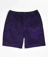 Welcome Hydra Purple Corduroy Shorts