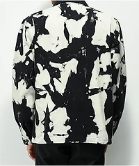 Welcome Inkblot Black Bleached Coaches Jacket