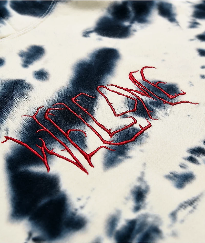 Welcome Inkblot Bone & Black Tie Dye Hoodie