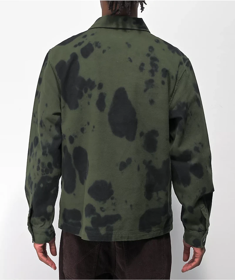 Welcome Inkblot Green Canvas Jacket