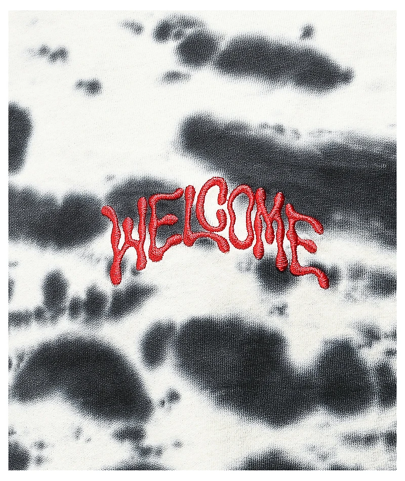 Welcome Inkblots Black & Bone Tie Dye Long Sleeve T-Shirt