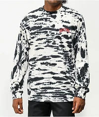 Welcome Inkblots Black & Bone Tie Dye Long Sleeve T-Shirt