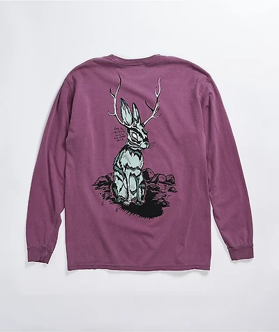Welcome Jackalope Berry Long Sleeve T-Shirt
