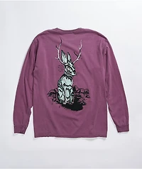 Welcome Jackalope Berry Long Sleeve T-Shirt