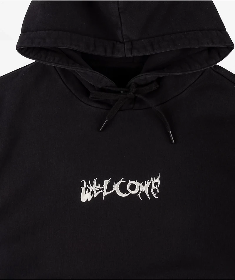 Welcome Light And Easy Black Hoodie