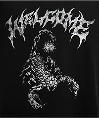 Welcome Mace Black Boxy T-Shirt