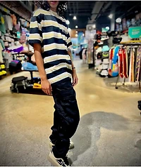 Welcome Medius Black & Tan Stripe T-Shirt