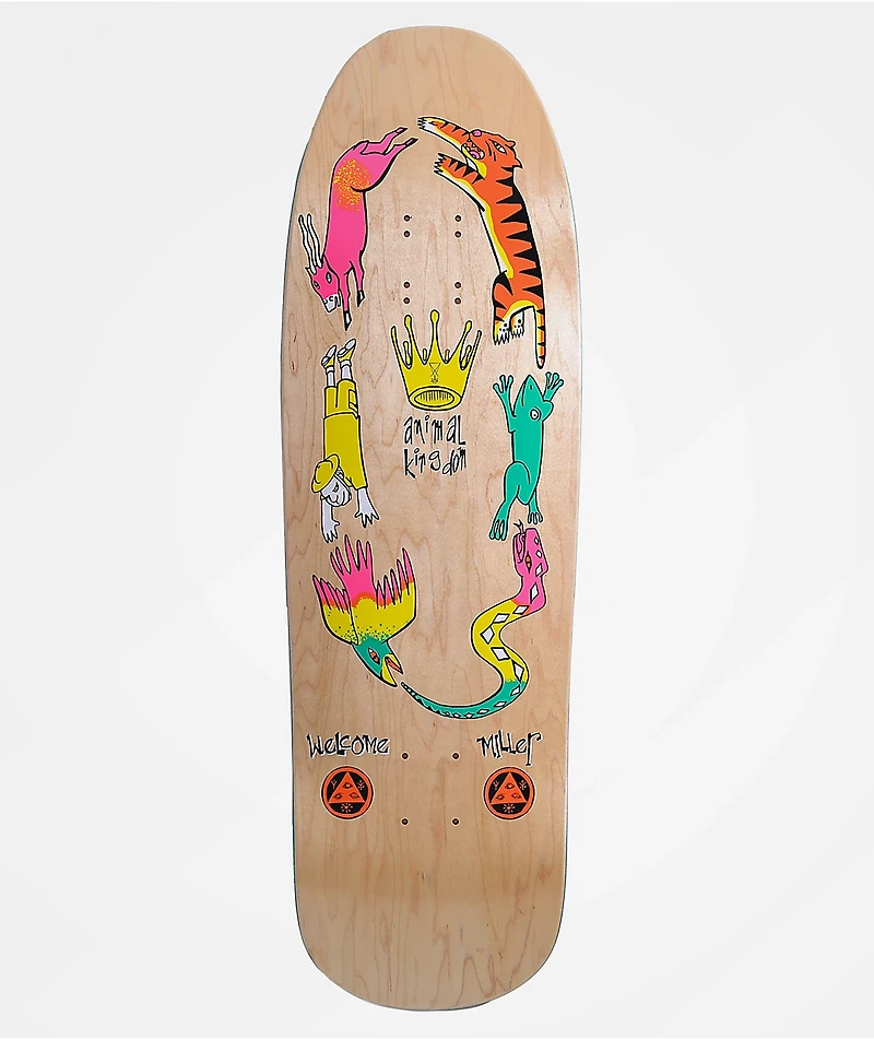 Welcome Miller Animal Kingdom Gaia 9.67" Skateboard Deck