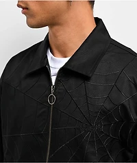 Welcome Nexus Embroidered Black Jacket