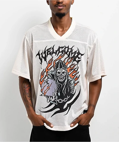 Welcome Omen Bone Mesh Jersey