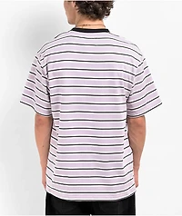 Welcome Palmer Stripe Lilac T-Shirt