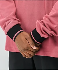 Welcome Parliament Mauve Long Sleeve Polo Shirt