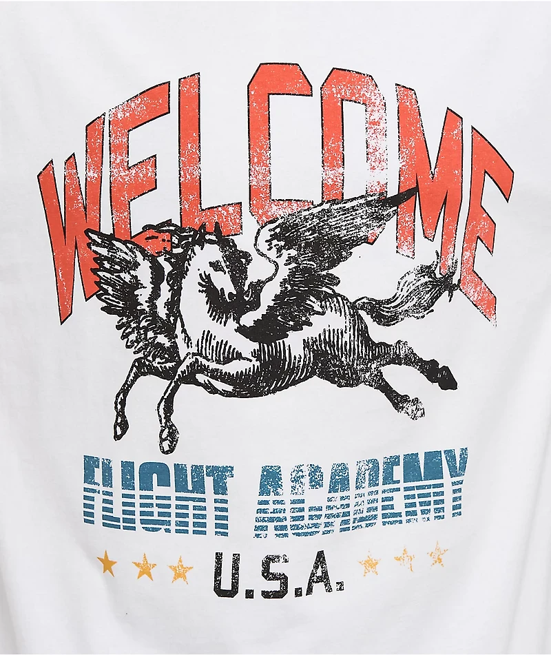 Welcome Pegasus White T-Shirt