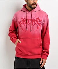 Welcome Phantom Sun Fade Red Hoodie