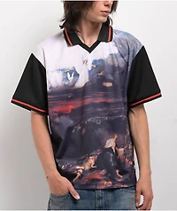 Welcome Rapture Black Soccer Jersey