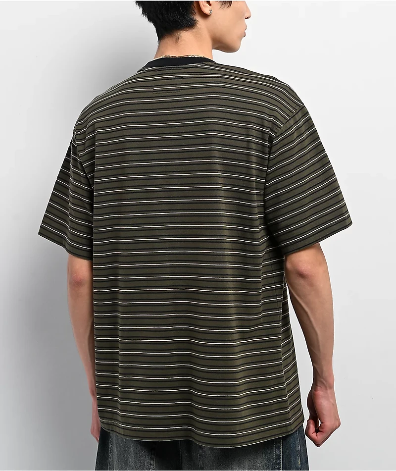 Welcome Recess Forest Night Stripe Knit T-Shirt