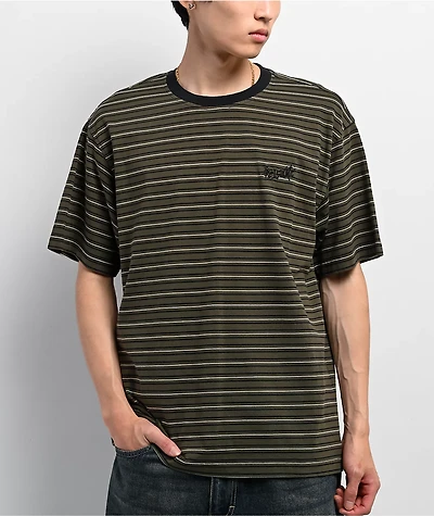 Welcome Recess Forest Night Stripe Knit T-Shirt
