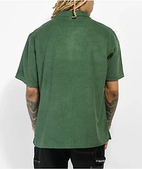 Welcome Recess Olive Corduroy Button Up Shirt