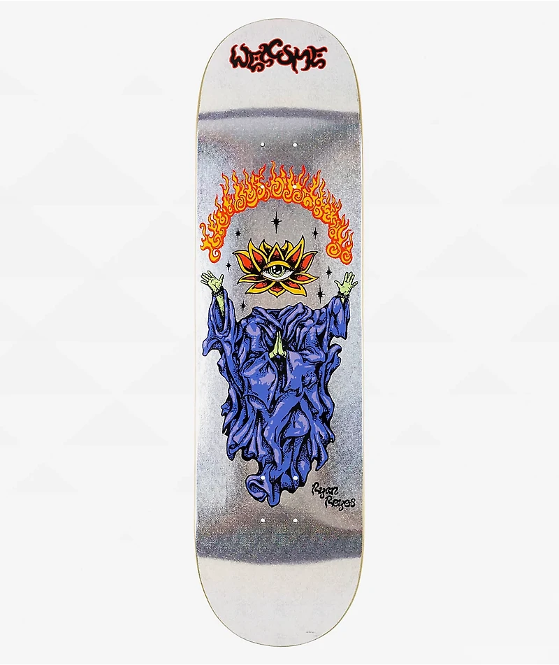 Welcome Reyes Rebirth Glitter Prism Foil 8.5" Skateboard Deck