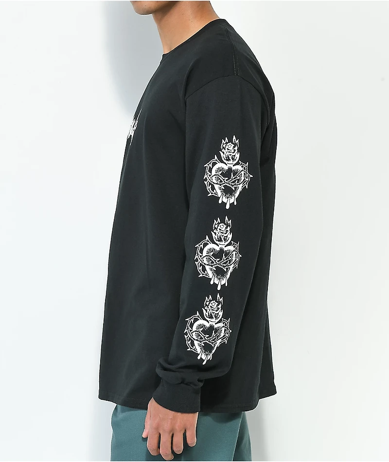 Welcome Sacred Black Long Sleeve T-Shirt