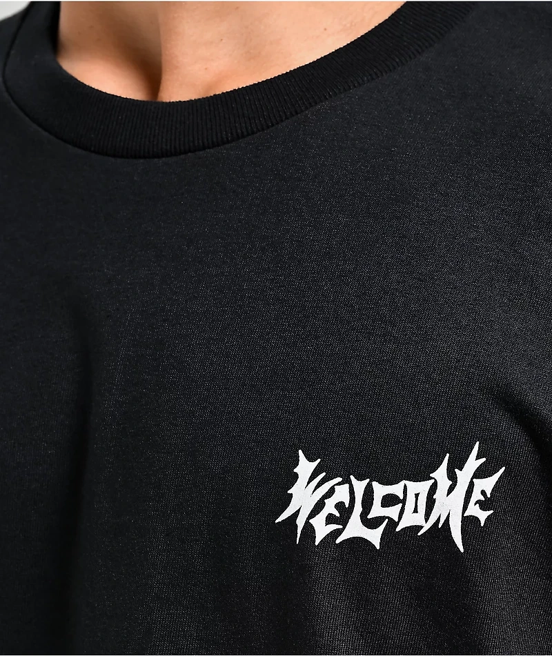 Welcome Saint Black T-Shirt