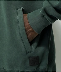 Welcome Scrawl Green Quarter Zip Sweatshirt