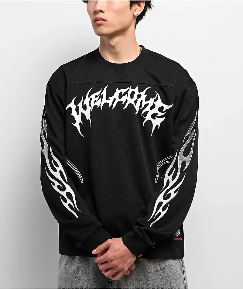 Welcome Scrub Black Long Sleeve Jersey