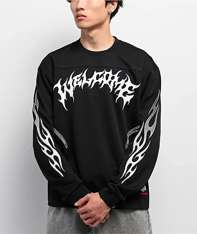Welcome Scrub Black Long Sleeve Jersey