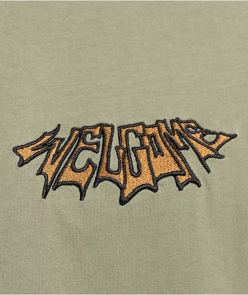 Welcome Shell Olive Knit T-Shirt