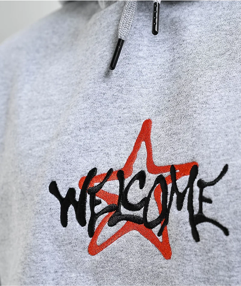Welcome Sirius Heather Grey Hoodie