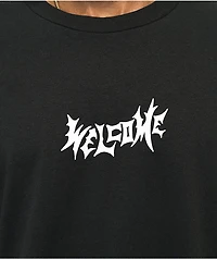 Welcome Sloth Black Long Sleeve T-Shirt